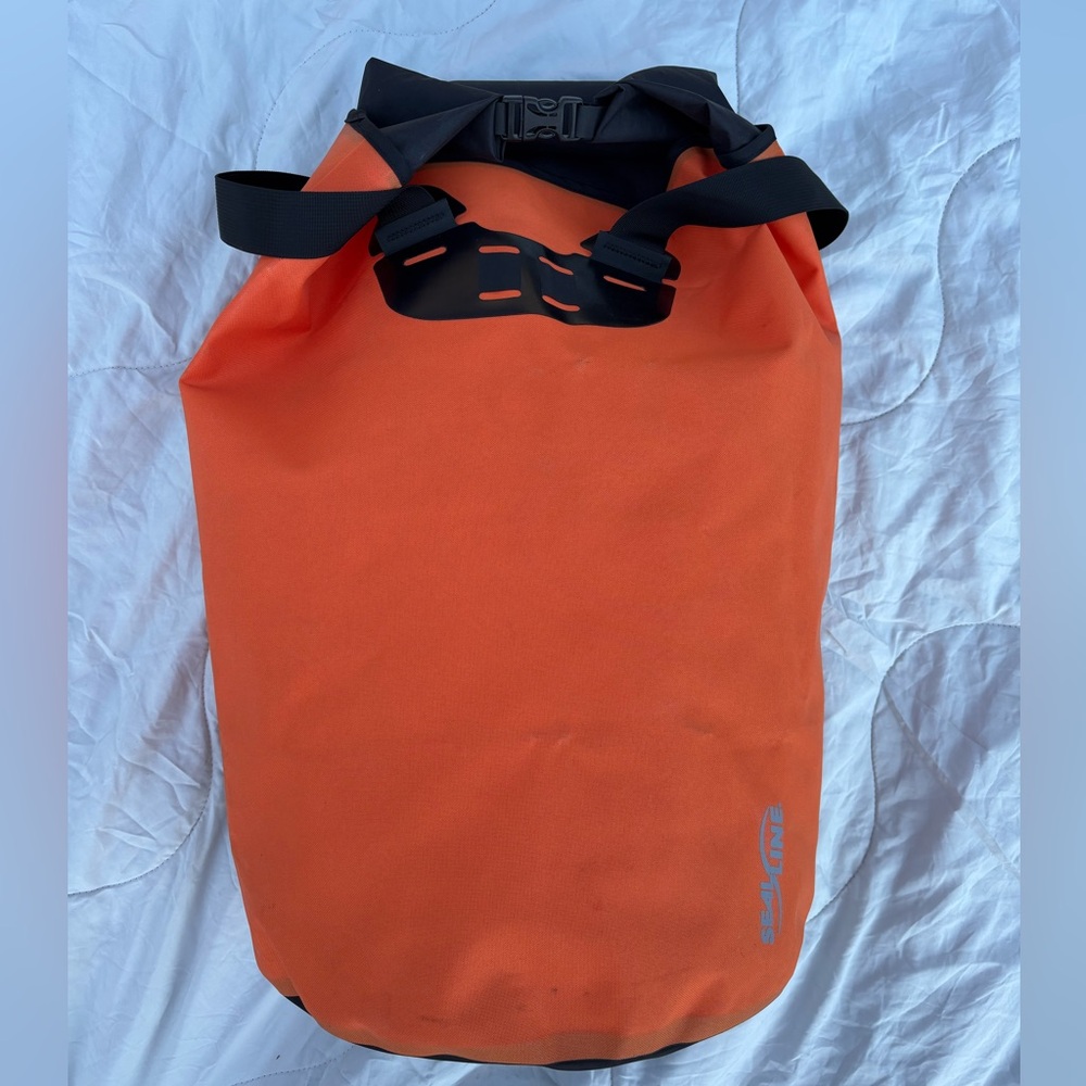 Orange Sealline Waterproof Dry Backpack